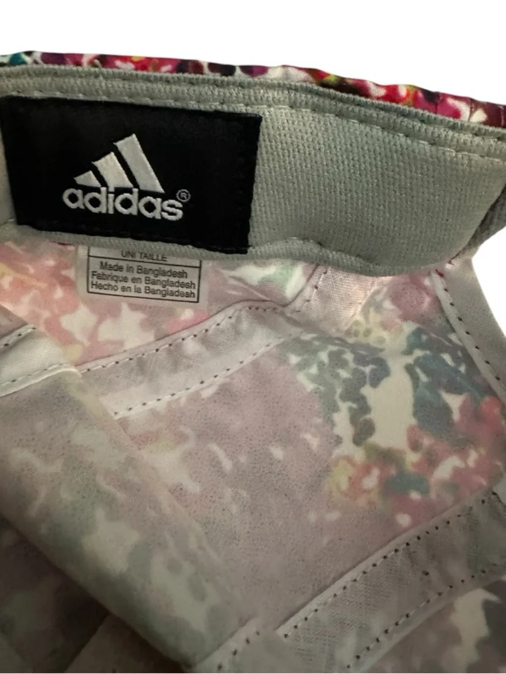 Adidas Climalite Floral Snapback Hat One Size Pink Multicolor - Picture 5 of 6